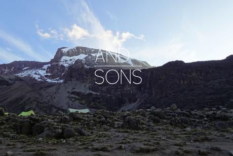 Looking at the summit of Kilimanjaro from Barranco Camp