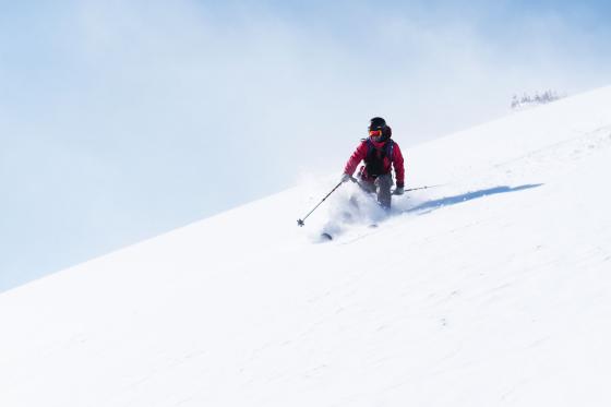 Our own Justin Lukasavige (@lukasavige) shredding the Tenmile Range. Photo by Blaine.